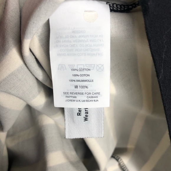 J. Crew Ruffle Bell Sleeve Striped Shift Dress - Picture 7 of 7